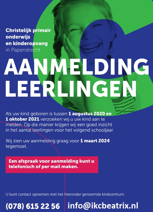 Leerlingen aanmelden 2024